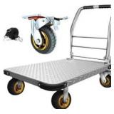 Folding Platform cart Dolly cart Push Cart Dolly Moving Platform (Small 27X19INCH 1500LBS)