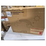 IKALIFE Large Wooden Baby Playpen - Size Adjustable Fence for Babies and Toddlers, Baby Play Yard with Locking Gate, Indoor Play Pen for Kids Activity Center 63.5x63.5