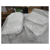 JOLLYVOGUE Pillows Queen Size Set of 3 for Sleeping, Soft and Supportive Bed Pillow with Down Alternative Filling for Side and Back Sleepers, Hotel Collection