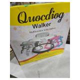 Quocdiog Baby Walker Foldable Adjustable Height,Multi-Function Anti-Rollover Toddler Walker,Suitable for All terrains for Baby Boys and Baby Girls 6-18Months 9 Heights Adjustable Black