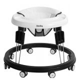 Quocdiog Baby Walker Foldable Adjustable Height,Multi-Function Anti-Rollover Toddler Walker,Suitable for All terrains for Baby Boys and Baby Girls 6-18Months 9 Heights Adjustable Black