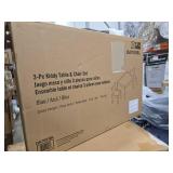 Baby Relax Hunter 3-Piece Kiddy Table & Chair Kids Set  Blue / White