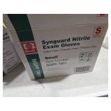 10 Boxes Nitrile Exam Gloves  Latex-Free  Blue  Small  Each (100 pieces per box)