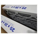 Nordic Pure 20x20x4 (3 5/8) Pleated Air Filter MERV 12 Plus Carbon 2 Pack