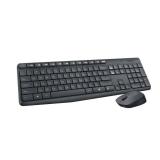 Logitech - MK235 Wireless Keyboard and Optical Mouse Bundle for PC - Black