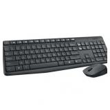 Logitech - MK235 Wireless Keyboard and Optical Mouse Bundle for PC - Black