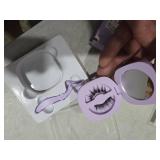 Lanflower Magnetic Eyelashes Reusable Natural Look Magnetic Lashes with Applicator Wispy False Eyelashes with Magnets No Eyeliner