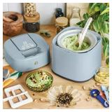 $55 Beautiful 1.5 Qt Ice Cream Maker, Touch Display, Cornflower Blue
