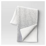Reversible Ombre Cozy Knit Throw Blue/Gray - Threshold