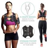 $52 Prodigen Weight Vest 20 Lbs, Weighted Workout Vest Black