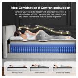 $250 12 Inch Queen Mattress, Hybrid Gel Memory Foam, Medium Firm