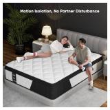 $250 12 Inch Queen Mattress, Hybrid Gel Memory Foam, Medium Firm