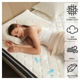 $160 12 Inch Full Hybrid Mattress - Memory Foam & Pocket Coils