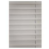 Mainstays Cordless Vinyl Blinds, White, 23" W x 64" L
