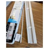 Mainstays Cordless Vinyl Blinds, White, 23" W x 64" L
