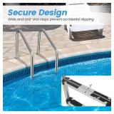 $162 Goplus Swimming Pool Ladder, 3/4-Step Stainless Steel
