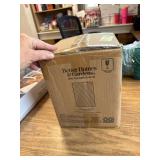 Better Homes & Gardens Blue Ribbed Hurricane Candle Holder, 8"