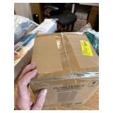 Better Homes & Gardens Blue Ribbed Hurricane Candle Holder, 8"