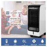 $120 COSTWAY Evaporative Cooler, Remote, Bladeless Fan, Ice Packs