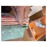 $85 Costway 20 Drawers Rolling Storage Cart, Macaron, on Wheels