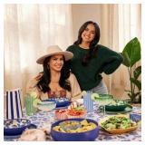 Mainstays Stripe Fabric Shower Curtain Set, 13-Piece, White