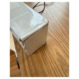 Better Homes & Gardens White 2" Cordless Faux Wood Blinds, 33x64".