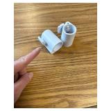 Mainstays Adjustable Rolling Garment Rack Metal Chrome, White