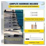 $370 VEVOR Pool Safety Cover, 16x36 ft, Mesh, Hardware Included