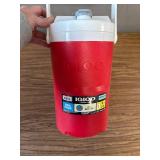 Igloo 1 Gallon Sports Plastic Beverage Jug with Hooks, Red