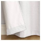 Sun Zero Cooper Thermal Insulated Curtain, Pearl, 36"W x 88"L