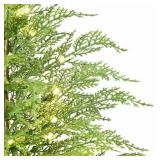 24" Pre-Lit Green Cypress Tree, 30 LED by My Texas House