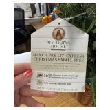 24" Pre-Lit Green Cypress Tree, 30 LED by My Texas House