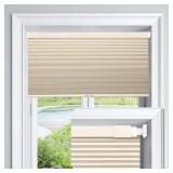 $63 LazBlinds Cordless Cellular Shades 30 W X 72 H Soft Cream