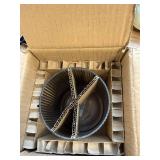 Better Homes & Gardens Blue Glass Ribbed Candle Holder, 5"