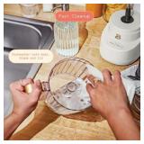 Beautiful 3-Cup Food Chopper, White Icing by Drew Barrymore