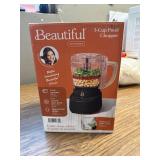 Beautiful 3-Cup Food Chopper, White Icing by Drew Barrymore