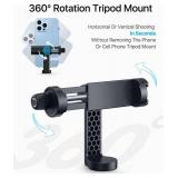 iPhone Tripod Stand- 67" 360 Rotation, Heavy Duty Remote Incl.