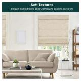 $72 Chicology Cordless Roman Shade, Light Filtering, 31"W X 72"H