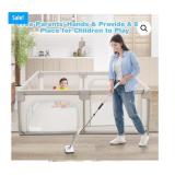 190 x 150 CM Large Baby Playpen, Extra Large Playard for Babies