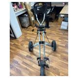 $290 Sun Mountain Golf Speed Cart V1R 3 Wheel Push - Blk/Fire Red