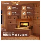 $235 Avana Fireplace Mantel - 72 x 8 x 5 - Rustic Natural