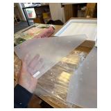 5 Tier Greeting Card Rack, Clear Acrylic Display Stand, Tabletop