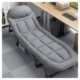 Folding Bed Iron Frame w/ 6 Positions, 70.8*11*22in