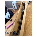 Better Homes & Gardens 1" Industrial Pipe Single Curtain Rod, 42-120", Matte black