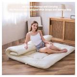 $100 MAXYOYO Japanese Floor Futon Mattress, Foldable Pad, Full Size