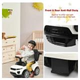 $149 Costway Kid Ride-on, PP Iron White, 35 x 17 x 33 In, 6.5 lbs