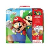 Nintendo Super Mario Deluxe Art Set with Metal Carrying Case