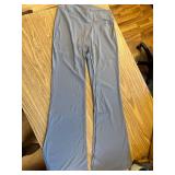 TNNZEET Black Flare Leggings for Women, Crossover Yoga Pants Size Large