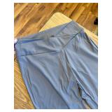 TNNZEET Black Flare Leggings for Women, Crossover Yoga Pants Size Large