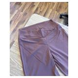 TNNZEET Black Flare Leggings for Women, Crossover Yoga Pants Size Large